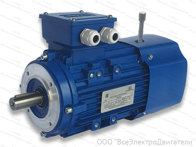 Электродвигатель с тормозом АИР 100 L4 Е2, IM1081 (4,0 кВт 1500 об/мин)1983063