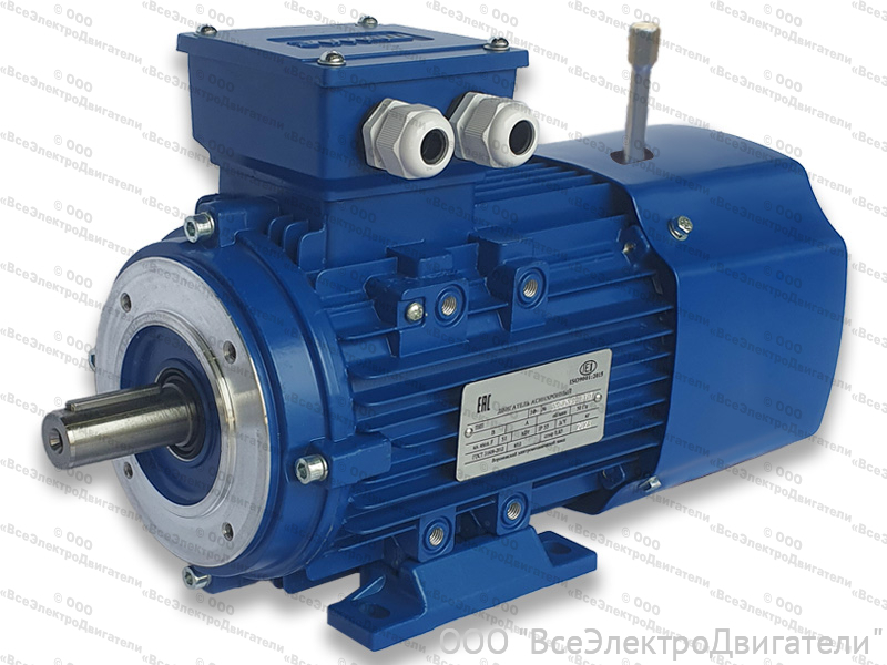 Электродвигатель с тормозом АИР 100 L4 Е2, IM1081 (4,0 кВт 1500 об/мин)1983051